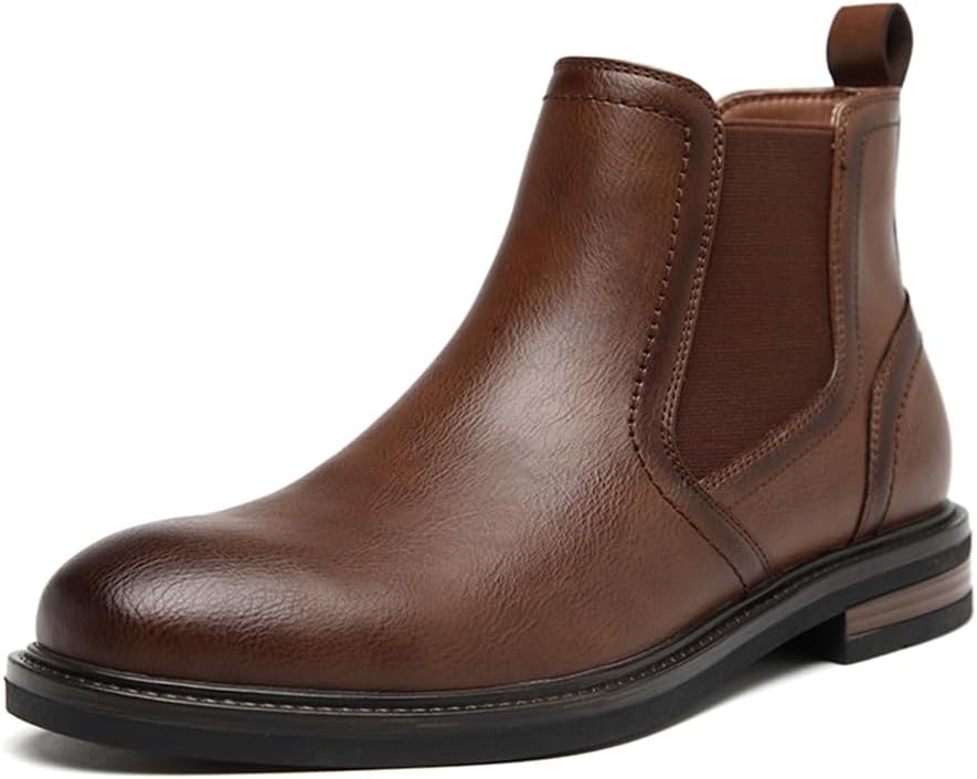 Comfy Slip-On Chelsea Dress Ankle Boots