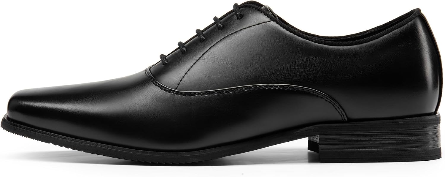 Soft Plain Toe Business Oxfords Lace-Up - Image 2