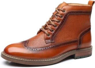 Stylish Leather Chelsea Ankle Boots with Zipper