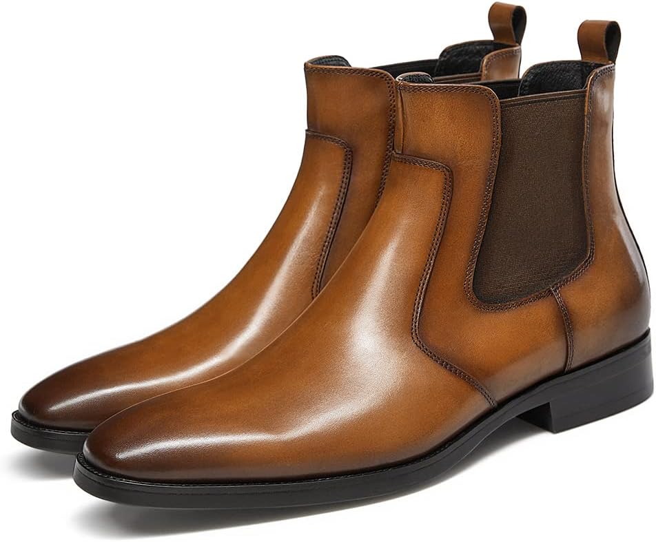 Leather Chelsea Dress Boots - Image 2