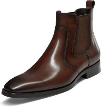 Men's Leather Chelsea Dress Boots