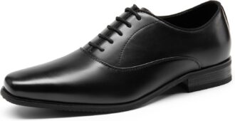 Soft Plain Toe Business Oxfords Lace-Up