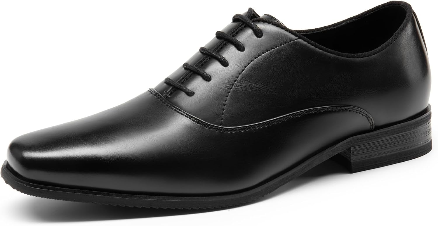 Soft Plain Toe Business Oxfords Lace-Up