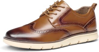 Genuine Leather Business Casual Oxford Sneakers