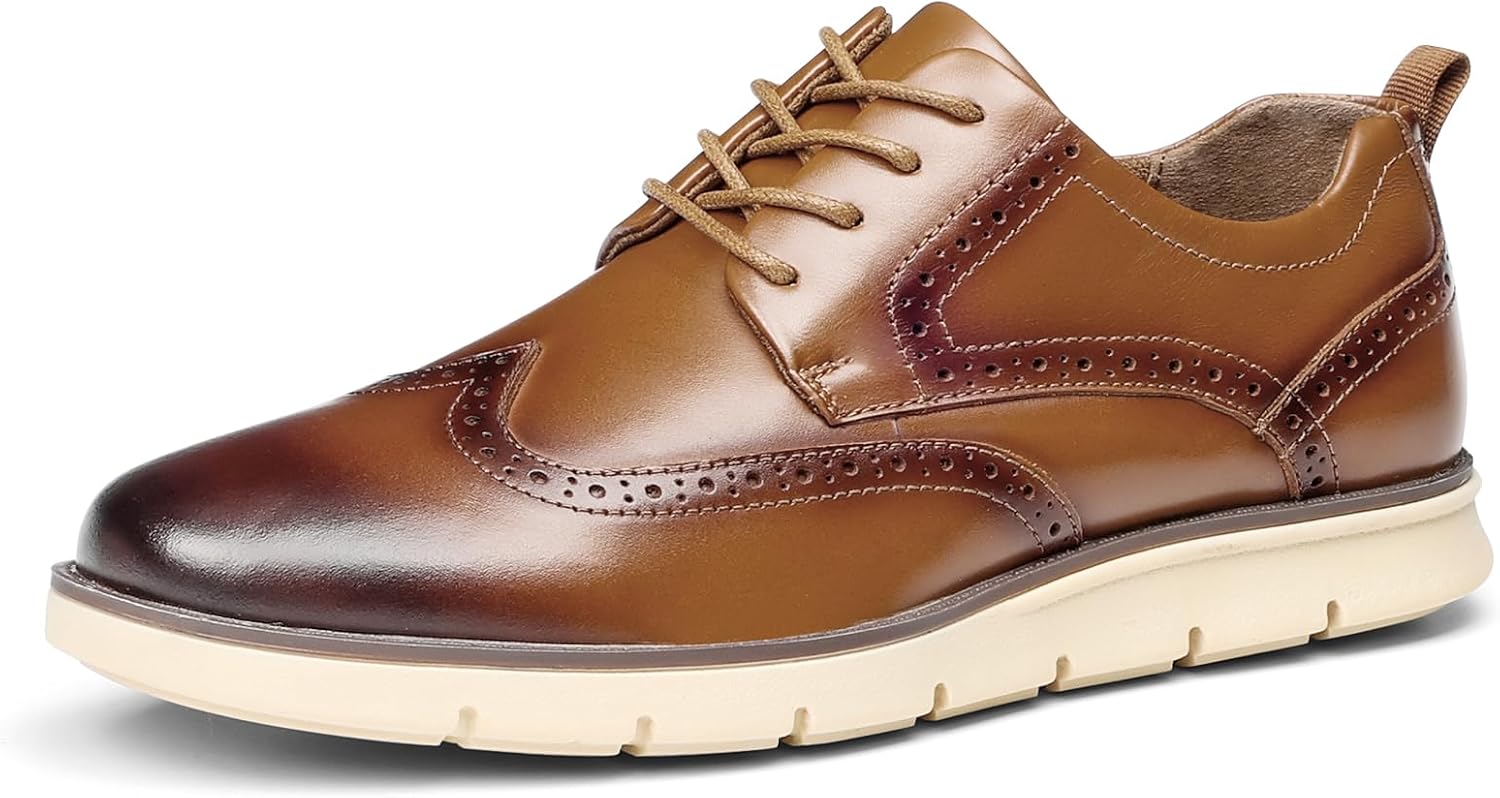Genuine Leather Business Casual Oxford Sneakers