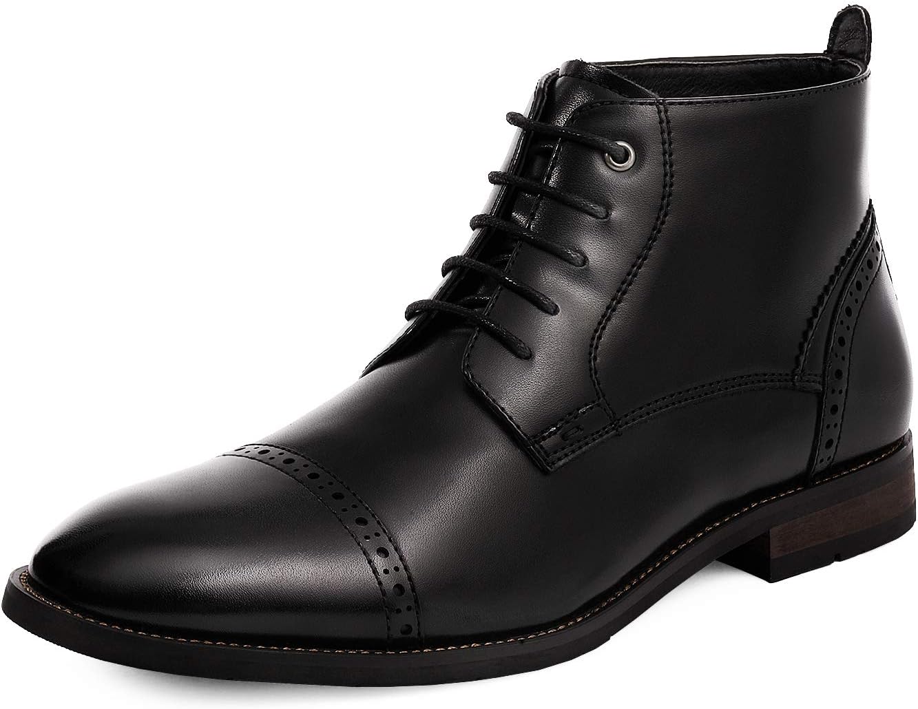 Cap Toe Oxford Dress Ankle Boots