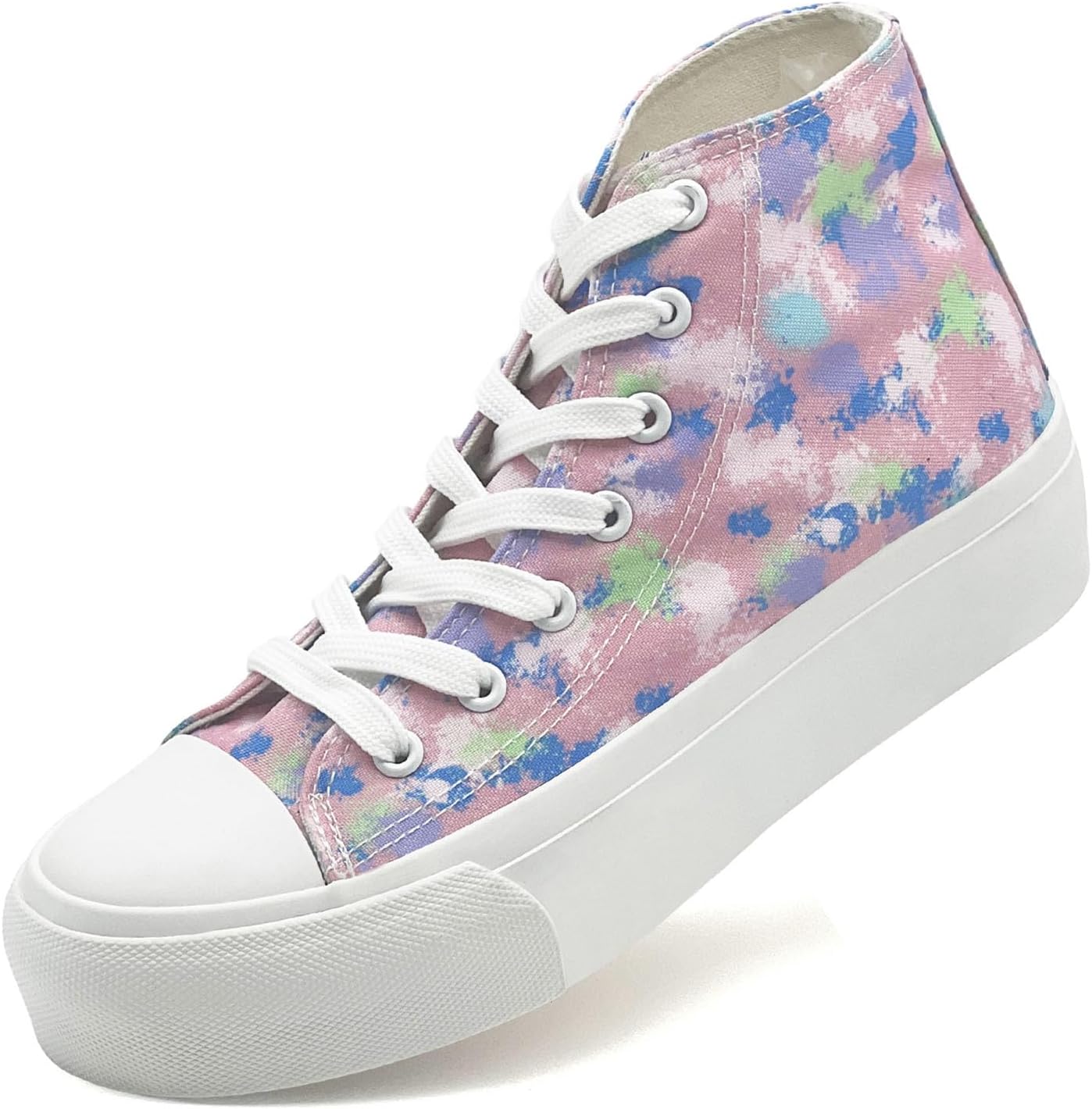 Comfortable Platform High Top Canvas Sneakers