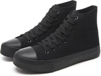 Classic High Top Canvas Lace-Up Sneakers