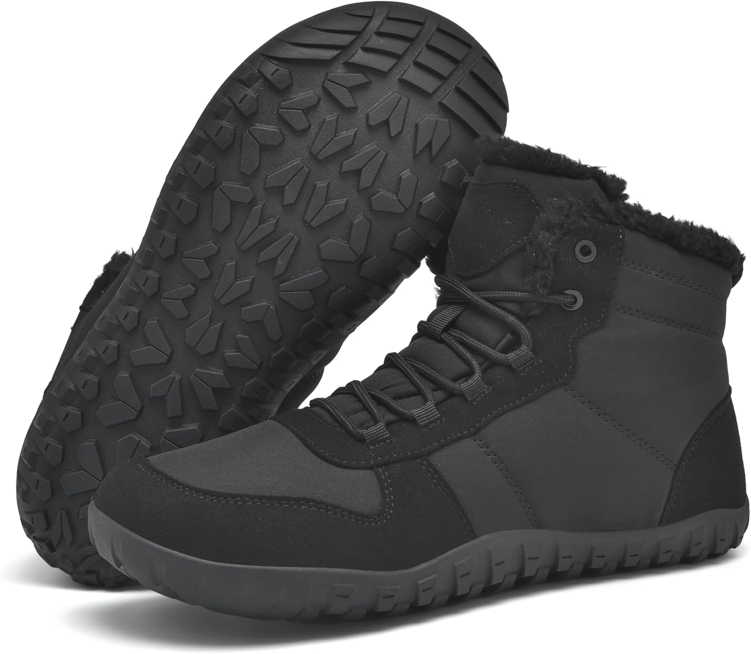 Insulated Wide Toe Zero Drop Barefoot Snow Boots